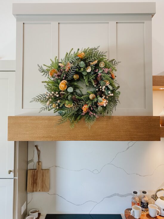 Dried Fruit Christmas Wreath
