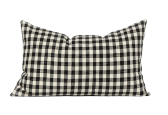 plaid pillow