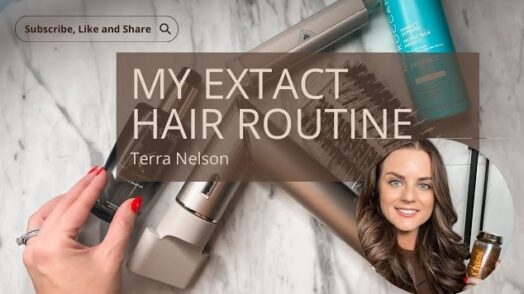 hair routine video